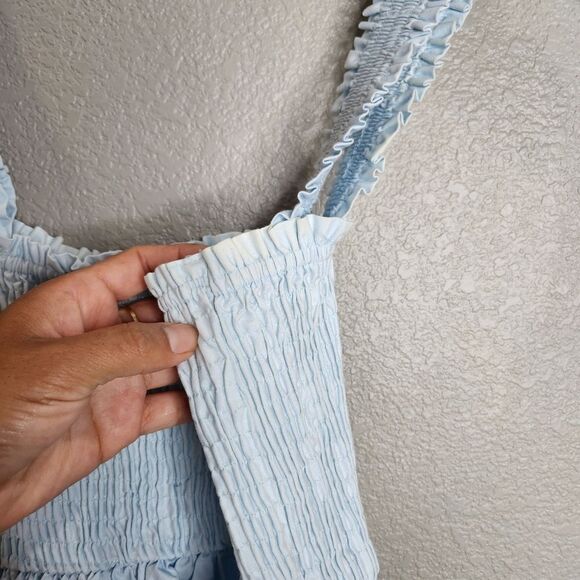 Zara A-line Midi Dress With Wide Straps - Picture 4 of 6